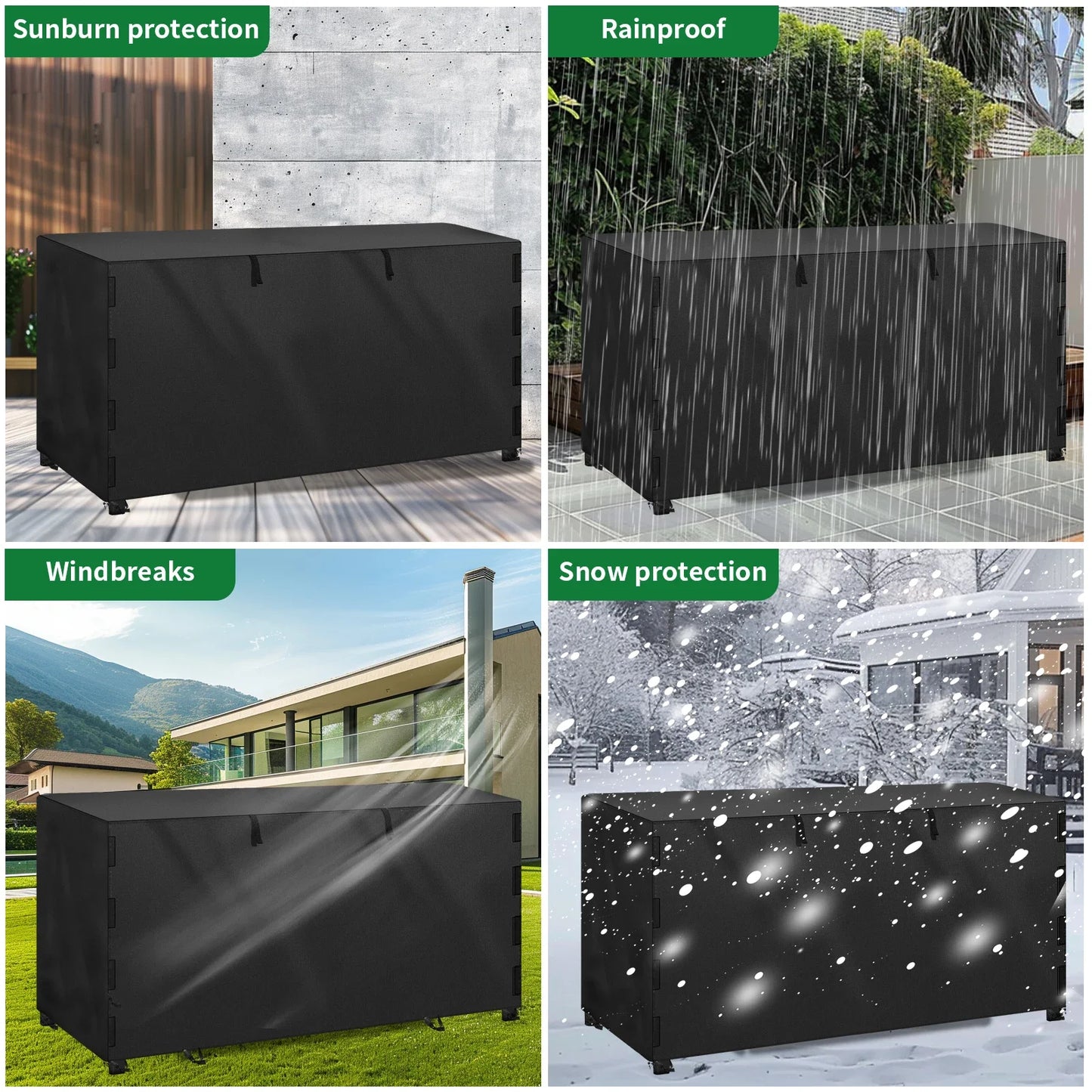 Guangdong Firewood Rack Cover Waterproof 210D Oxford