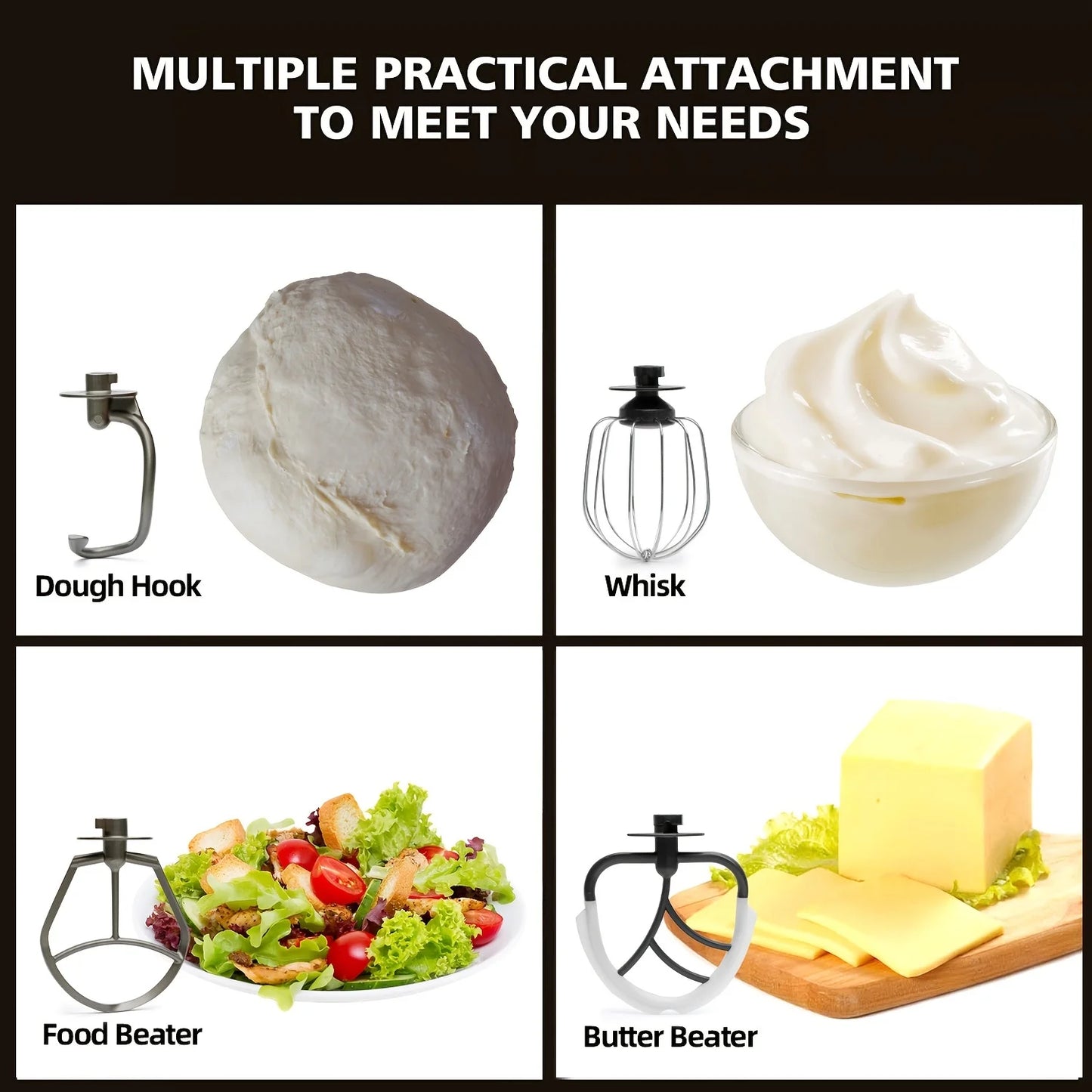 Cheftronic Stand Mixer Tilt-Head 5.5 Qt 500W Home Appliance