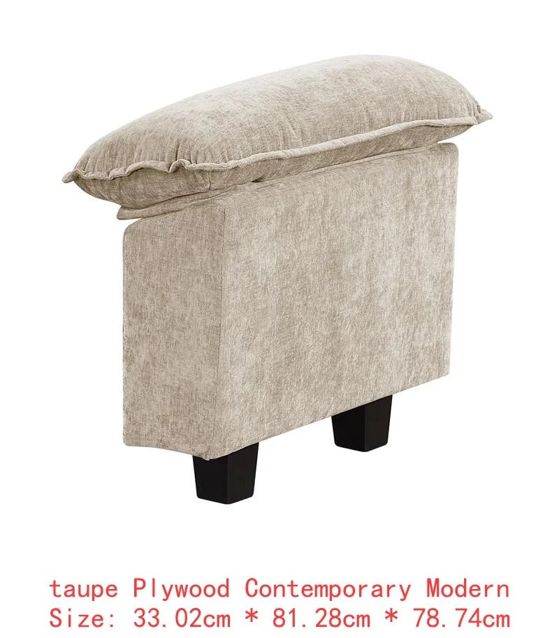 Modular Sectional Sofa Set With Plush Chenille Upholstery