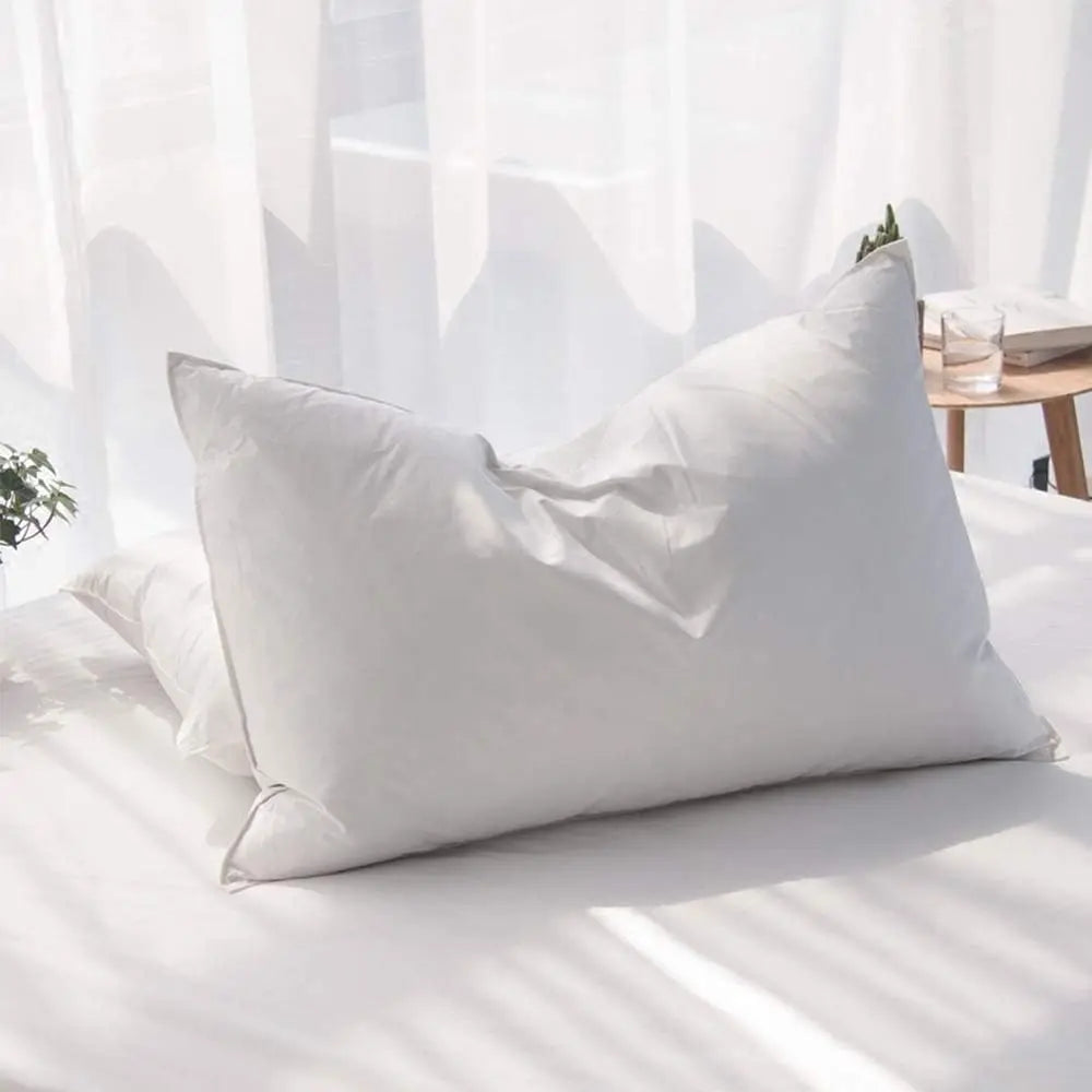 Pillows Duck Feathers And Down Fill 90/10 100% Cotton Cover