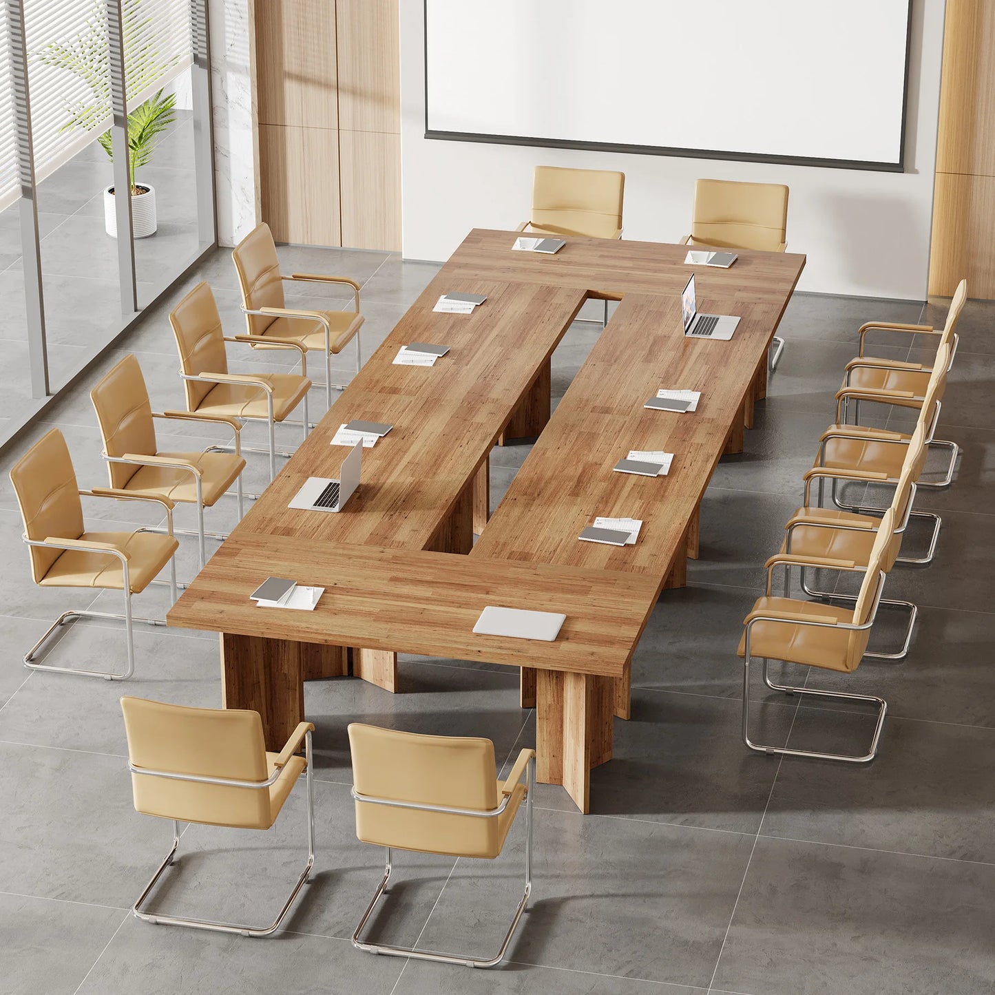 Tribesigns Executive Desk Wooden Tabletop