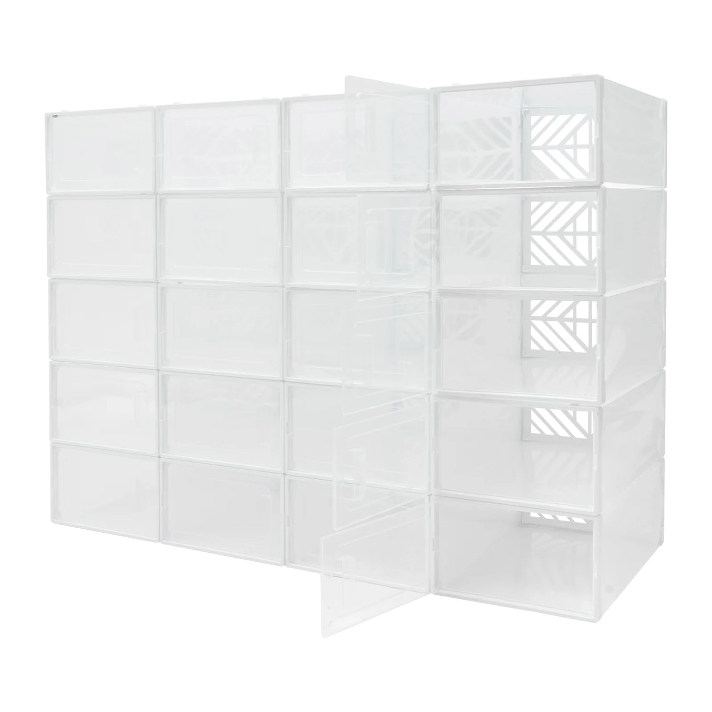 Shoe Storage Box Transparent PP Plastic Organizer