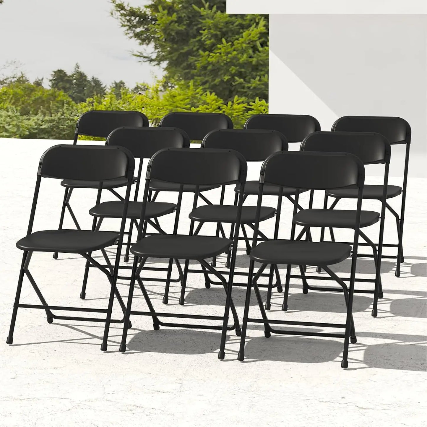Folding Chairs HDPE Frame For Conference Use Durable