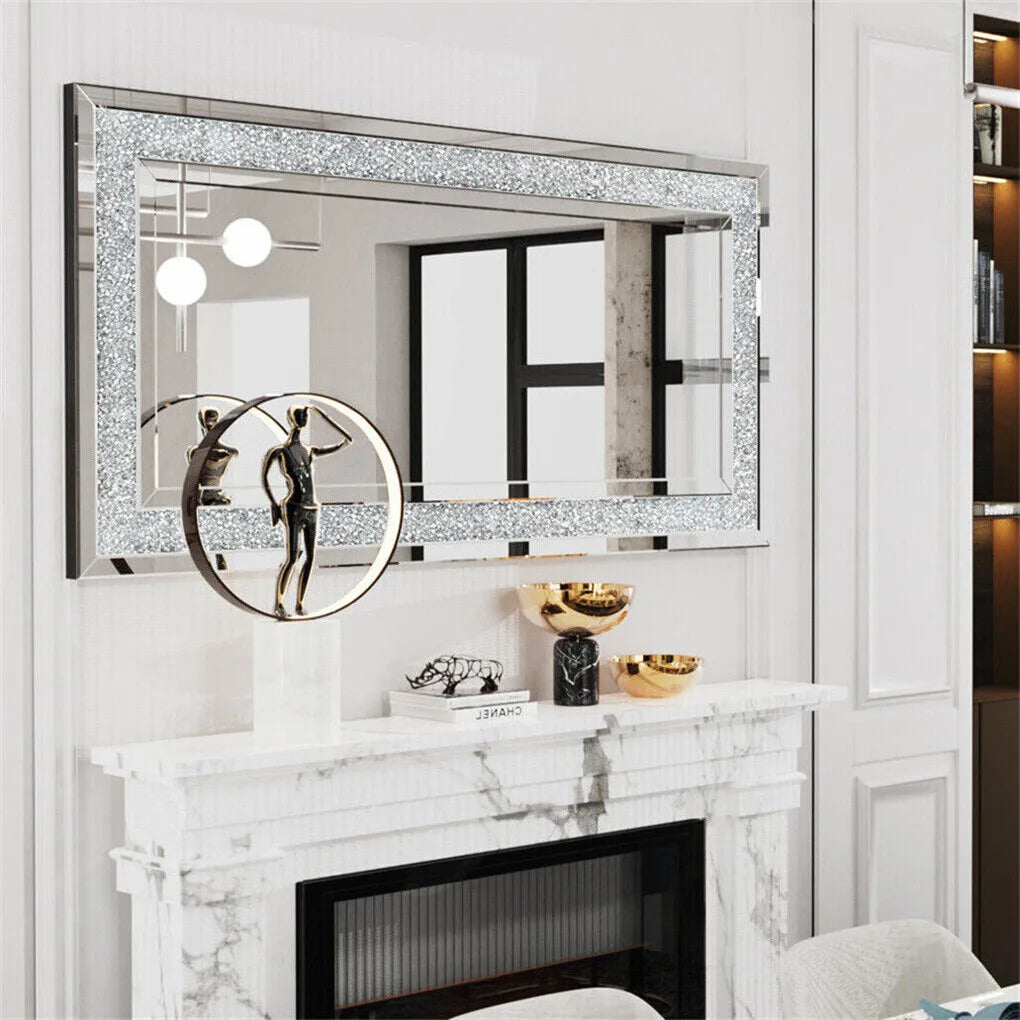 Wall Mirror Diamond Pattern