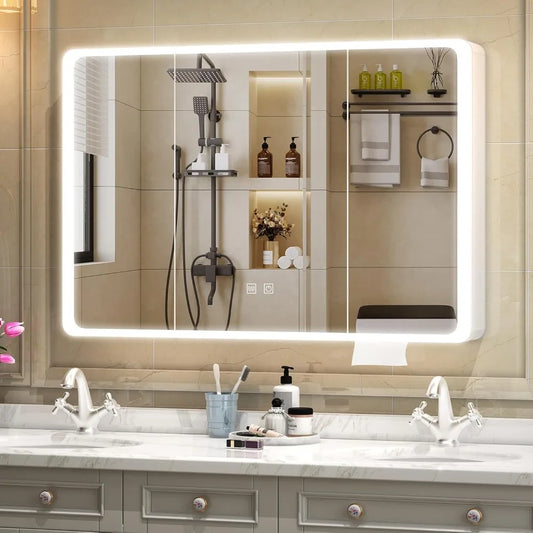 Medicine Cabinet With LED Lights For Everyday Bathroom Use