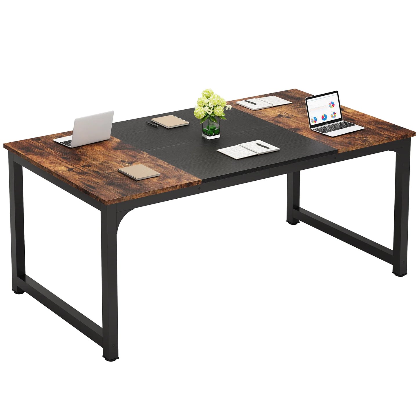 Tribesigns Computer Desk Modern Wooden Workstation For Home Office