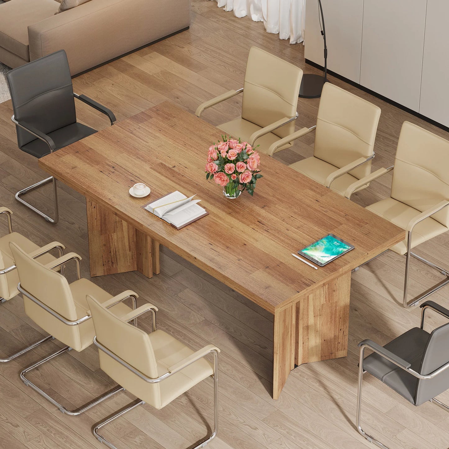 Tribesigns Executive Desk Wooden Tabletop