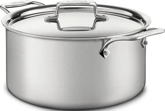 All-Clad Stockpot D5 Brushed Stainless Steel Induction Safe