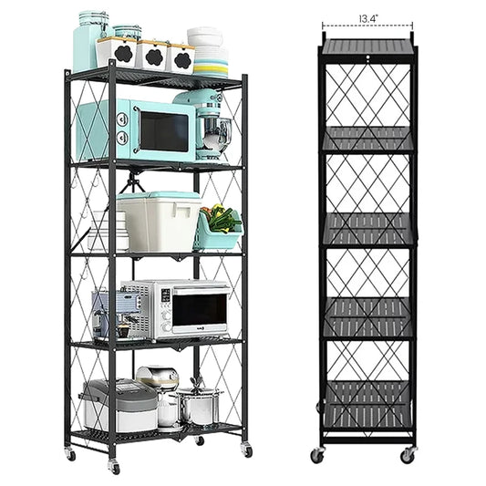 Storage Shelving Unit Five Tier For Home Kitchen Organization