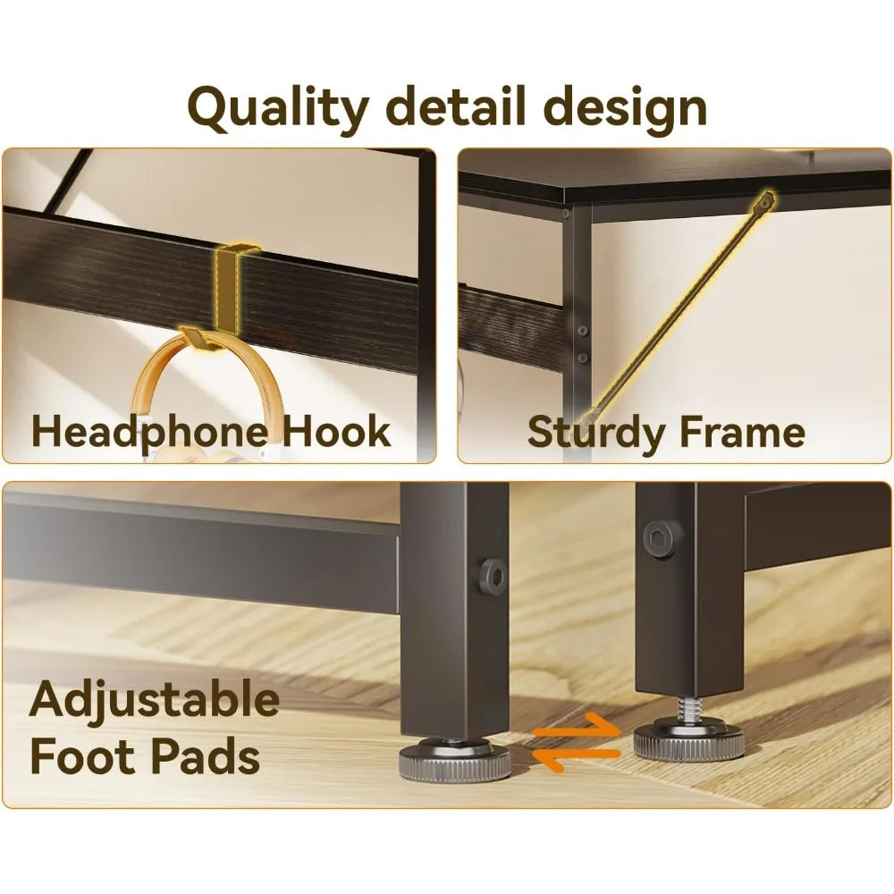 Desk L Shaped Computer Desk For Home Office Setup Now
