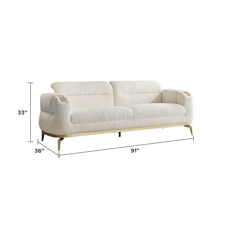 Living Room Set Wood Sofa Loveseat Chair Collection