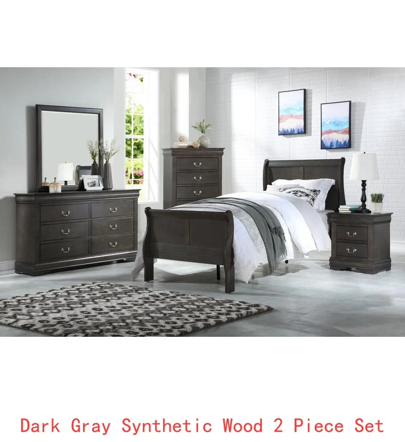 Bedroom Set Two Piece Assembly Friendly Furniture Collection
