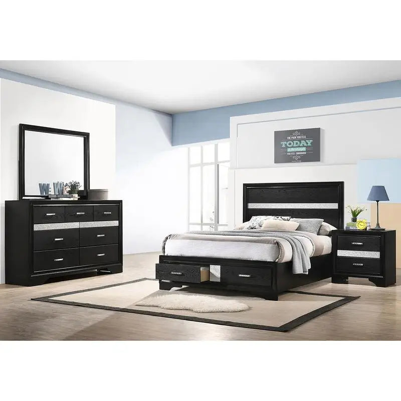 Bed Set Complete Modern Bedroom Furniture Ensemble