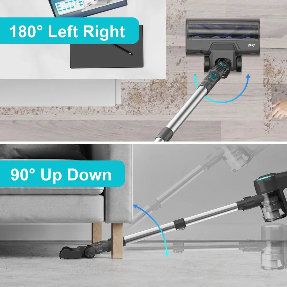 INSE Cordless Vacuum Cleaner Lightweight for Pet Hair