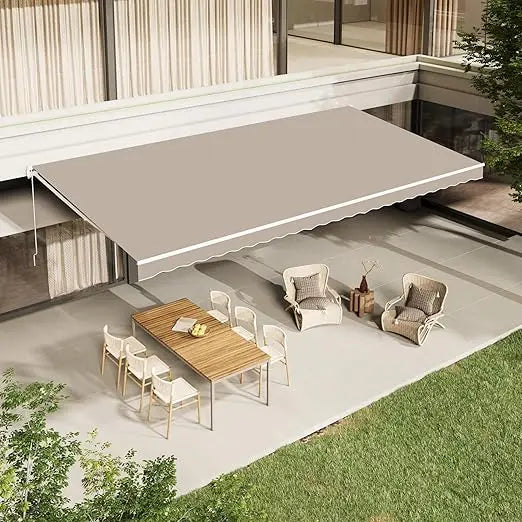 Awning Retractable Patio Canopy For Outdoor Shade Protection