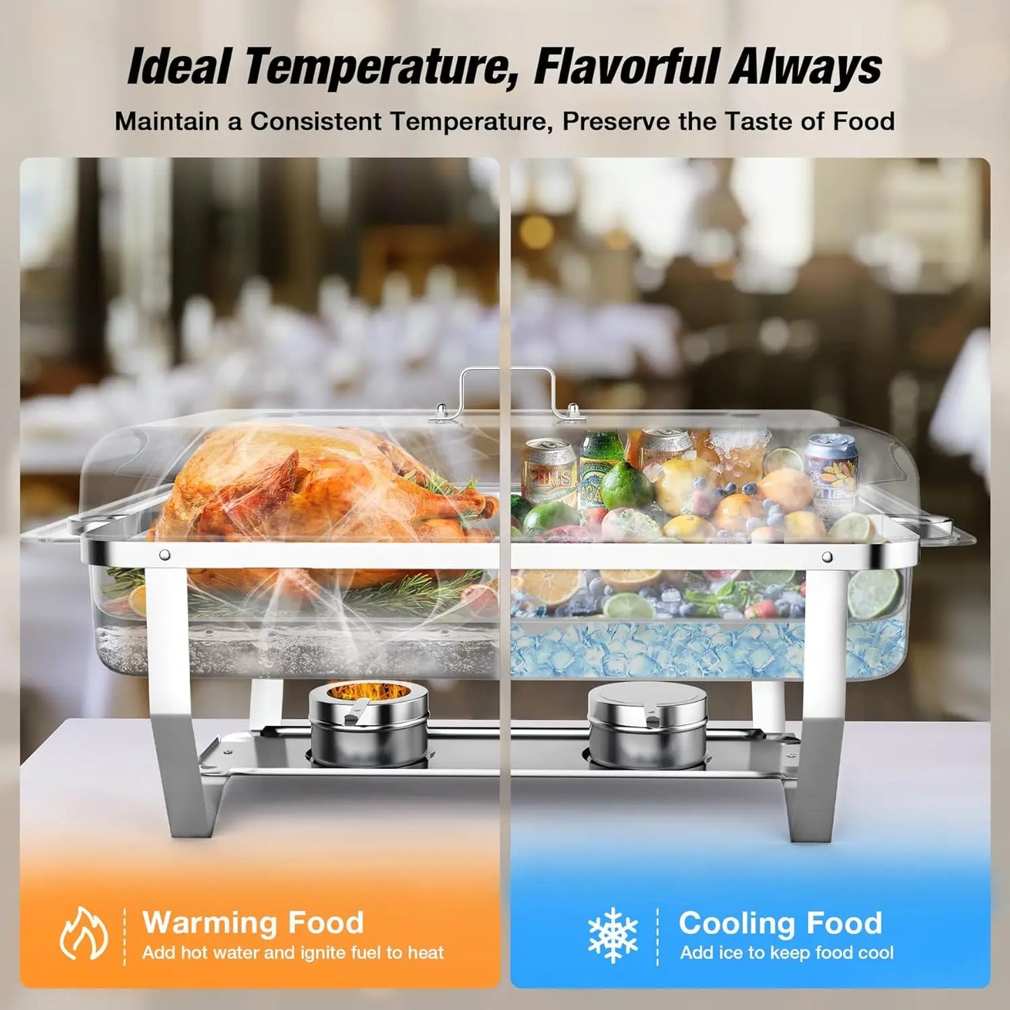 Chafing Dish Stainless Steel Buffet Set