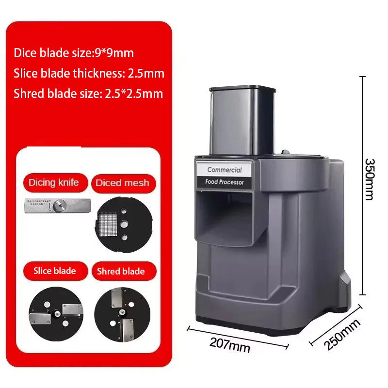 BIAONU Commercial Vegetable Cutter With Dicer Slicer Shredder