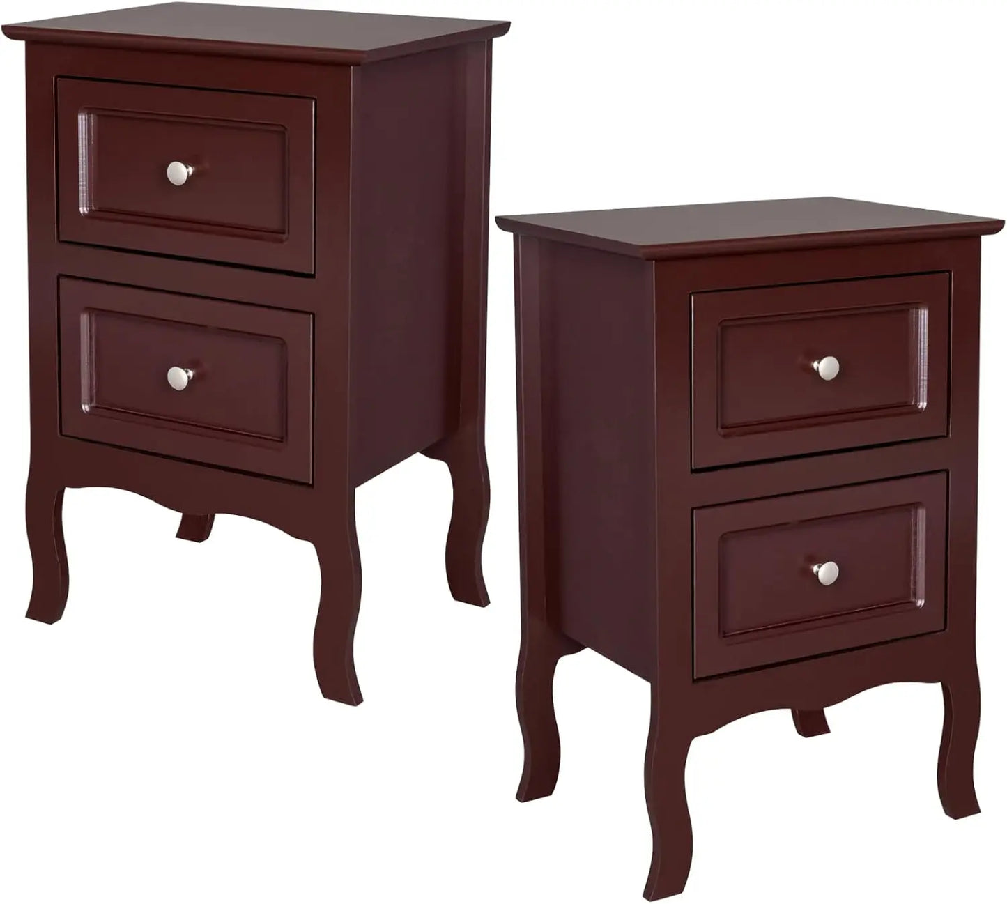 Nightstands With Drawers Vintage Farmhouse Wood For Bedroom Decor