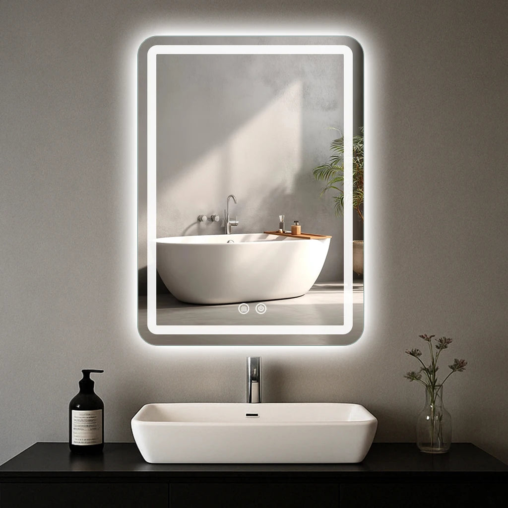 MYGIIVOVO LED Bathroom Mirror Backlit With Demister