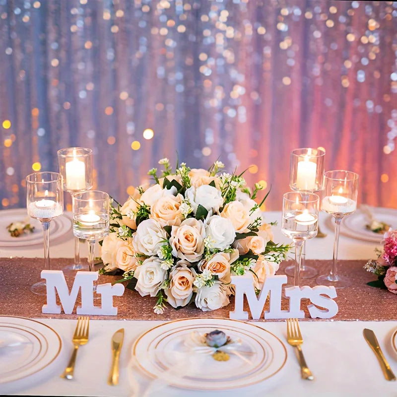 Candle Holders Glass Tealight Stands for Wedding Decor