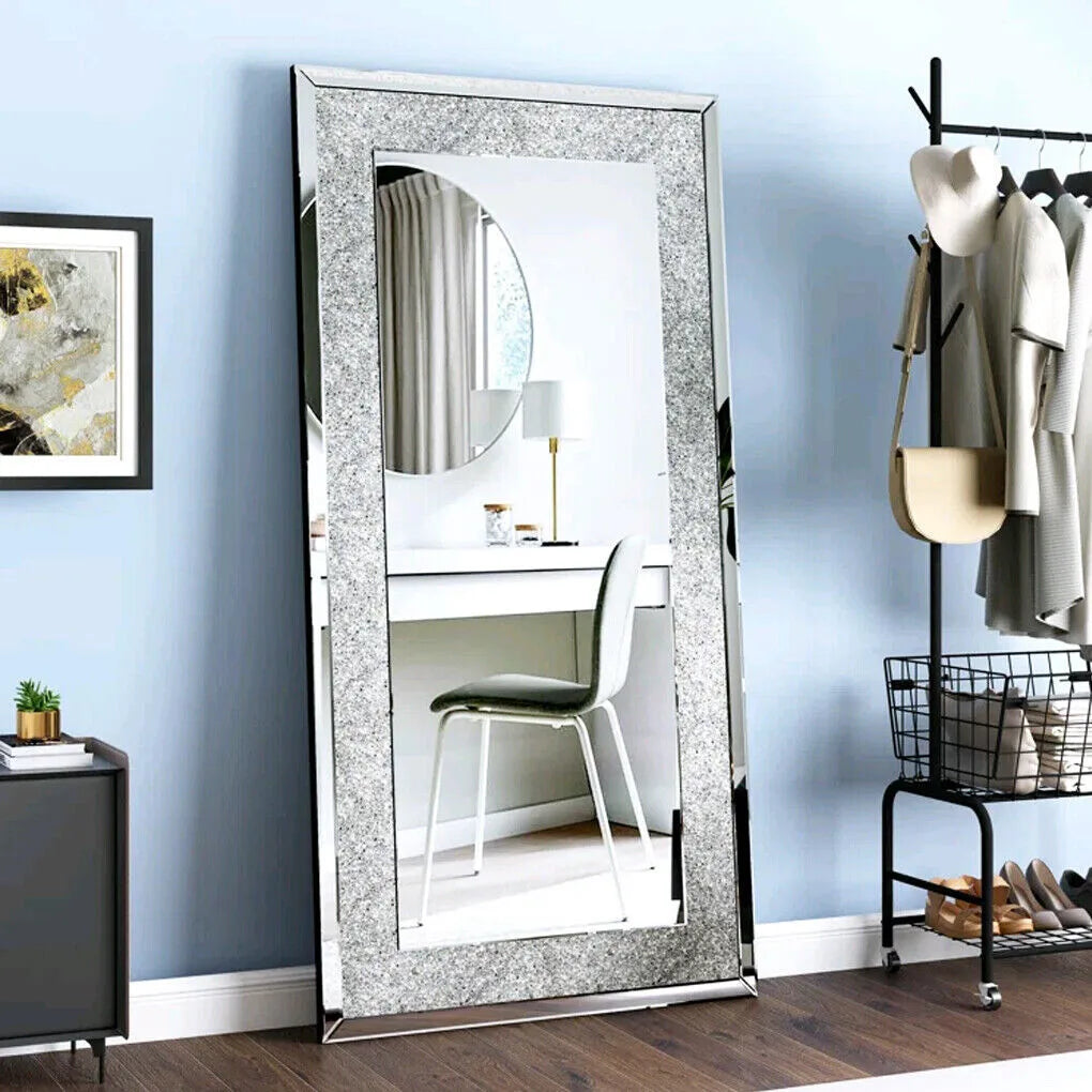 Wall Mirror Diamond Pattern