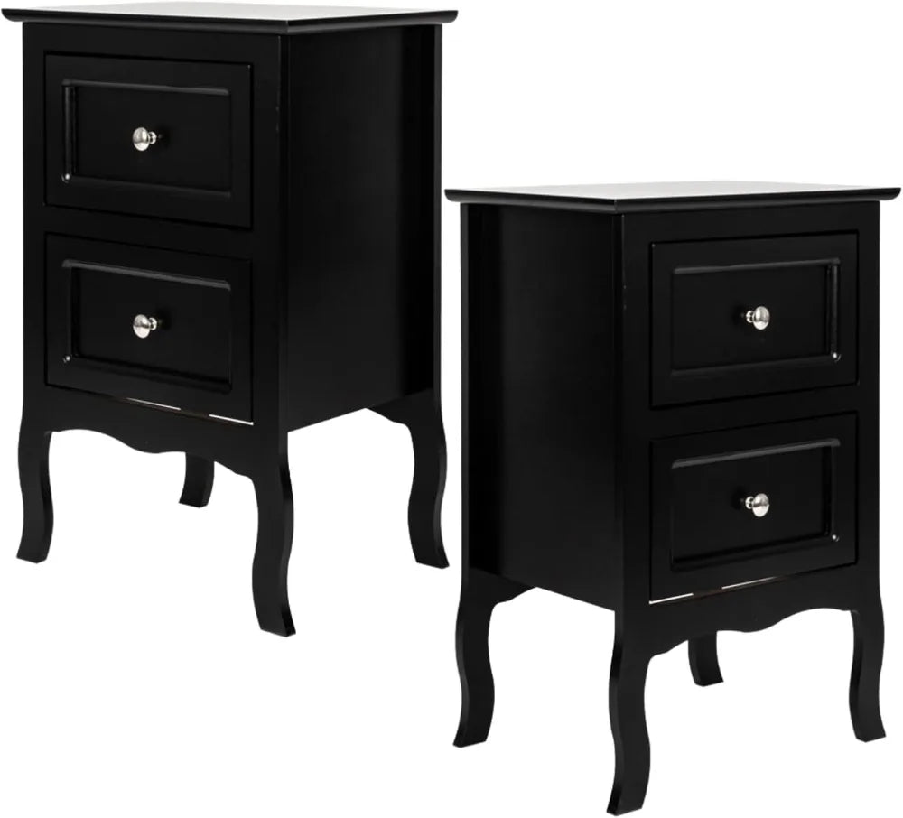 Nightstands With Drawers Vintage Farmhouse Wood For Bedroom Decor