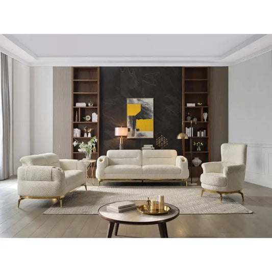 Living Room Set Wood Sofa Loveseat Chair Collection