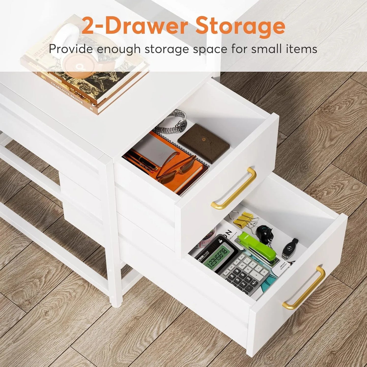 Little Tree Computer Desk Storage Shelves For Home Office