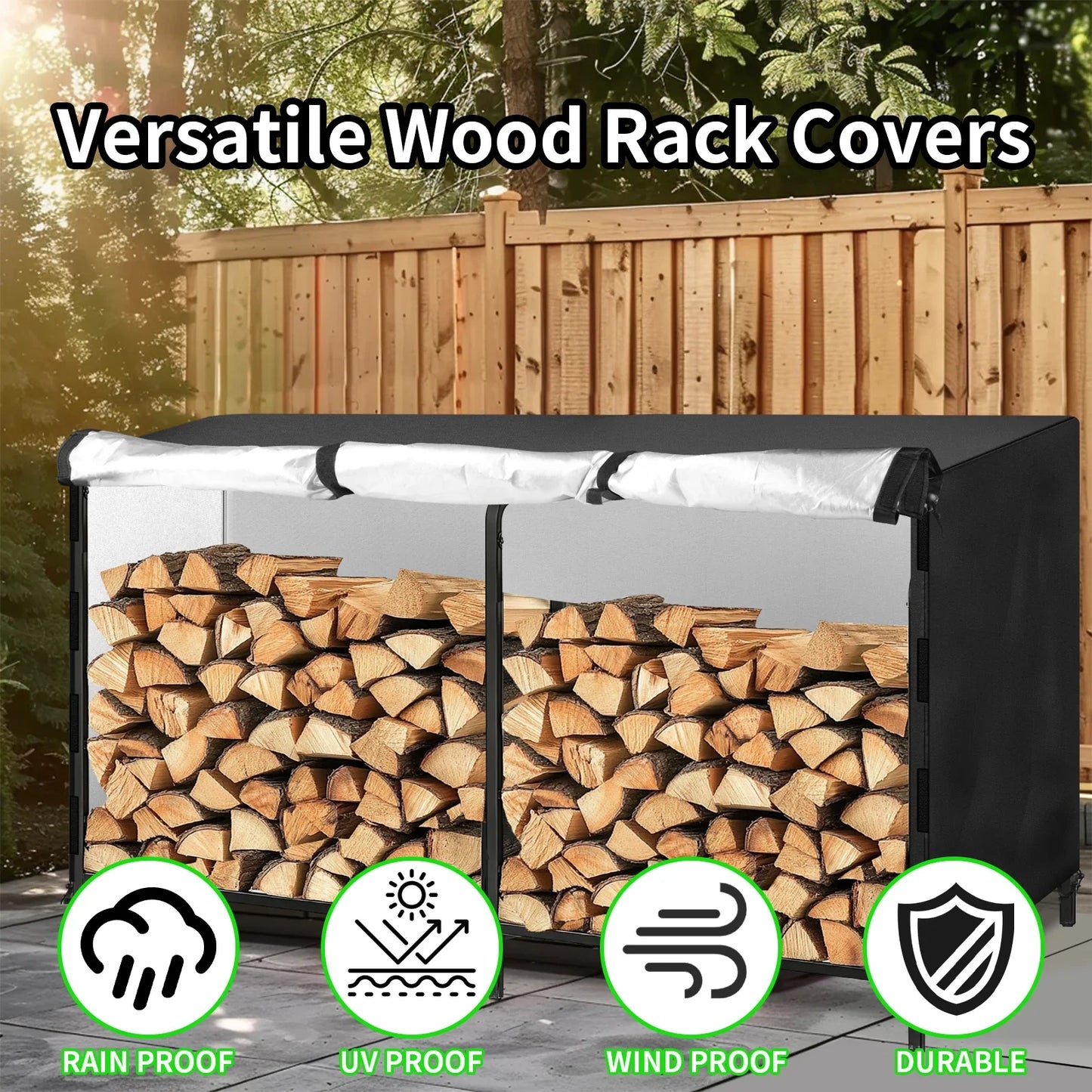 Guangdong Firewood Rack Cover Waterproof 210D Oxford