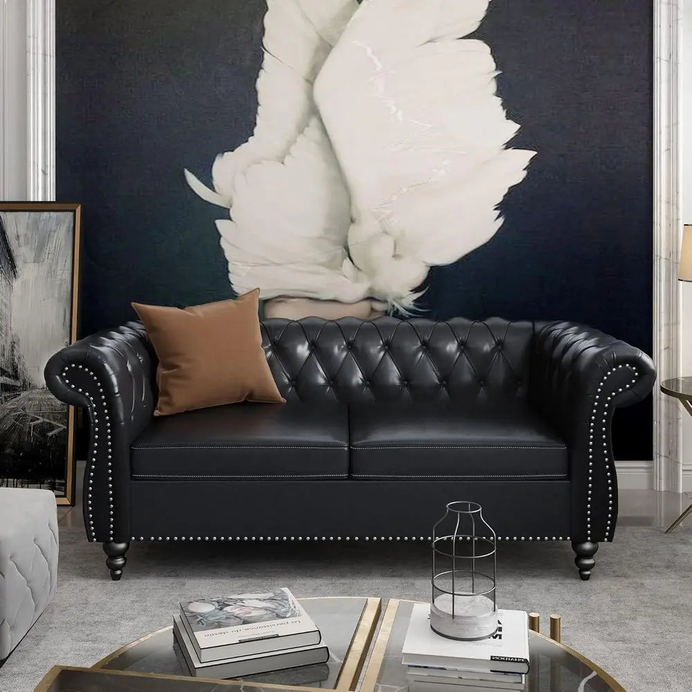 Sofa Set Chesterfield For Living Room Entertainment And Relaxation