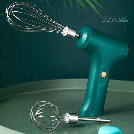 APWIKOGER Handheld USB Rechargeable Mixer With OneTouch Speed