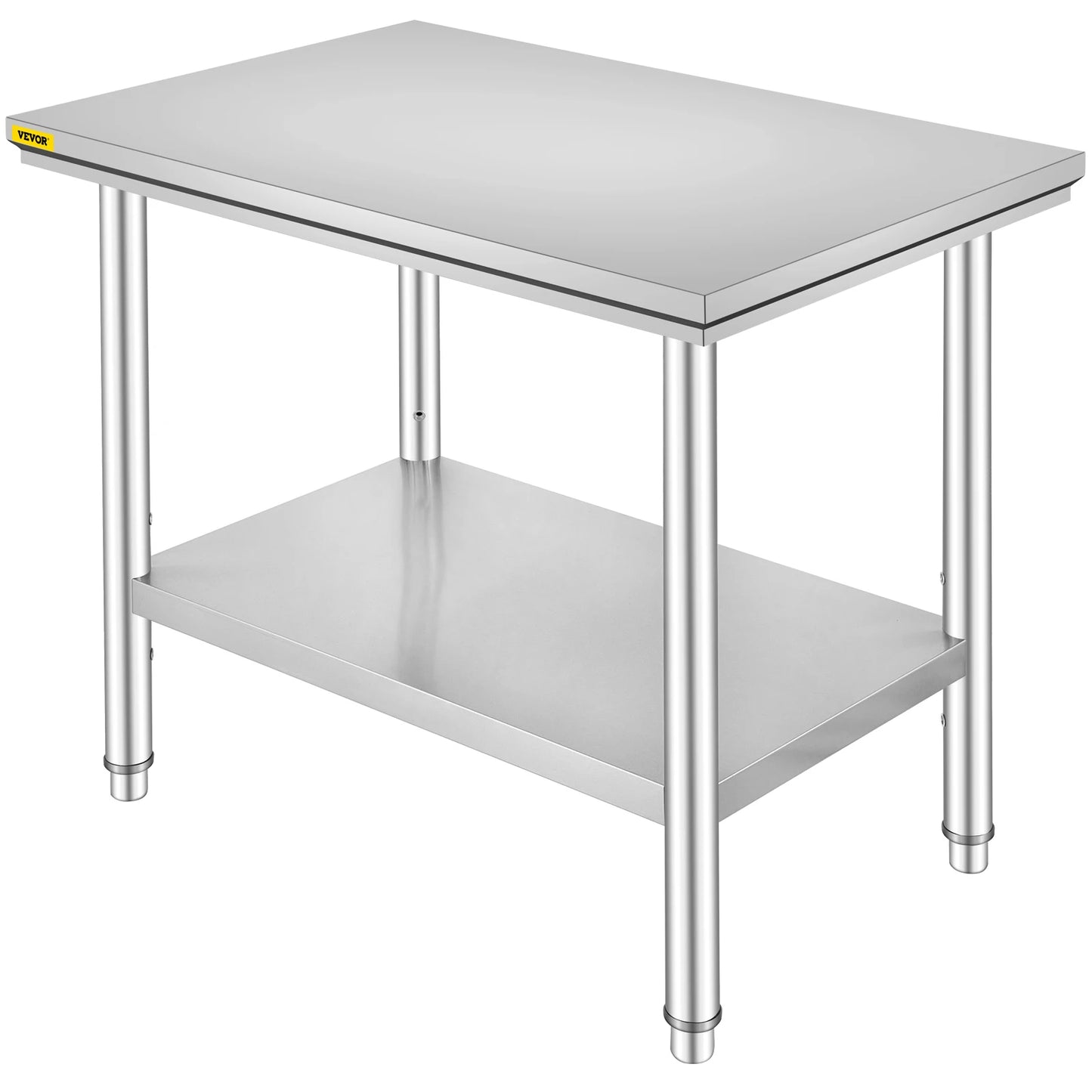 Kitchen Work Table Stainless Steel Construction For Commercial Use