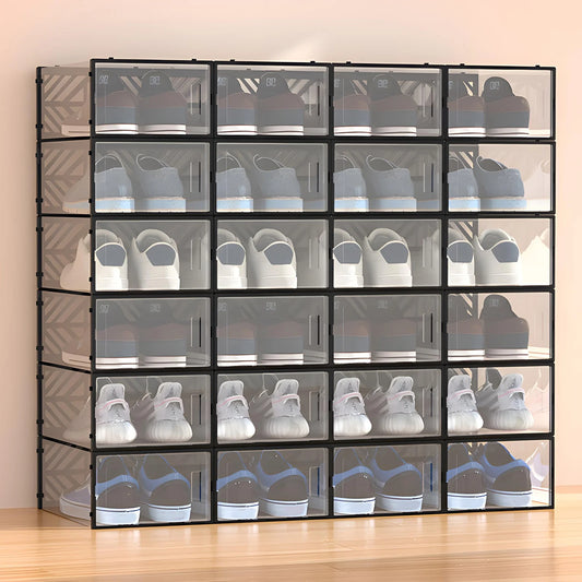 Shoe Storage Box Transparent PP Plastic Organizer