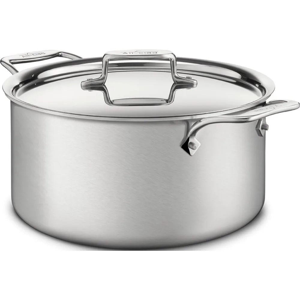 All-Clad Stockpot D5 Brushed Stainless Steel Induction Safe