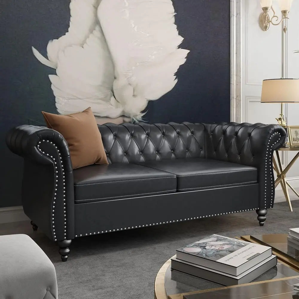 Sofa Set Chesterfield For Living Room Entertainment And Relaxation