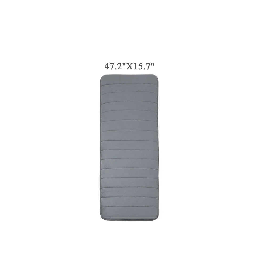 Bathroom Rug Memory Foam Striped Absorbent Eco-Friendly