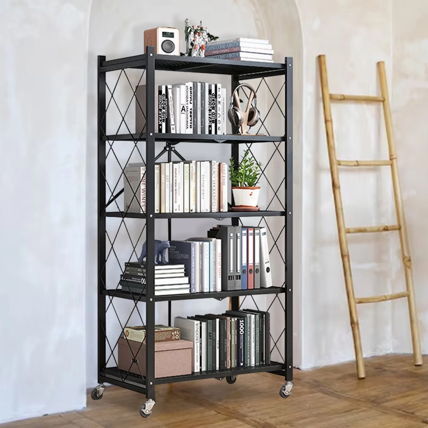 Storage Shelving Unit Five Tier For Home Kitchen Organization