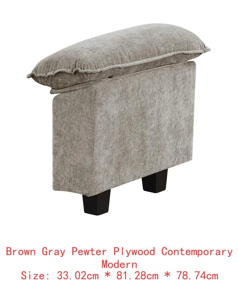 Modular Sectional Sofa Set With Plush Chenille Upholstery