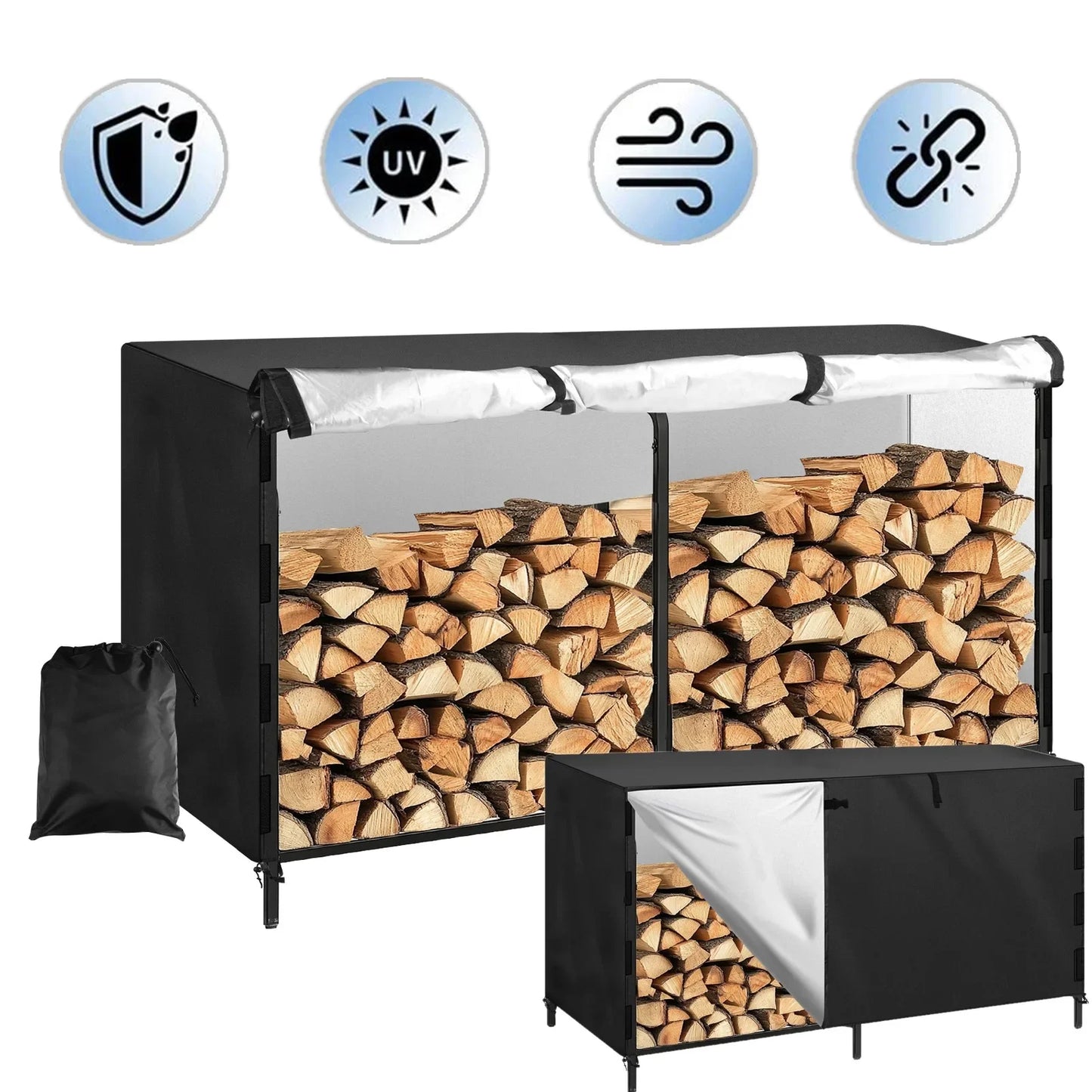 Guangdong Firewood Rack Cover Waterproof 210D Oxford