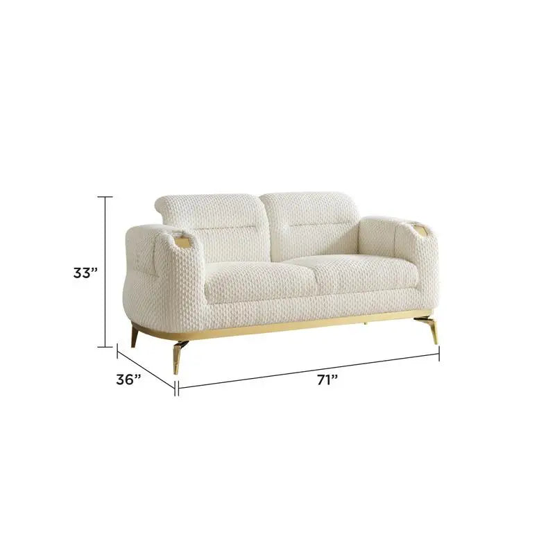 Living Room Set Wood Sofa Loveseat Chair Collection