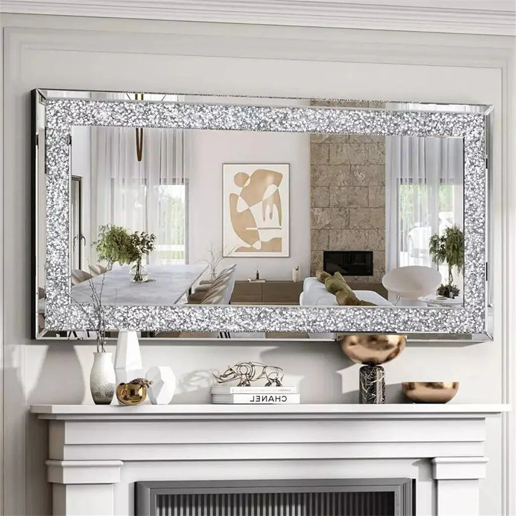 Wall Mirror Diamond Pattern