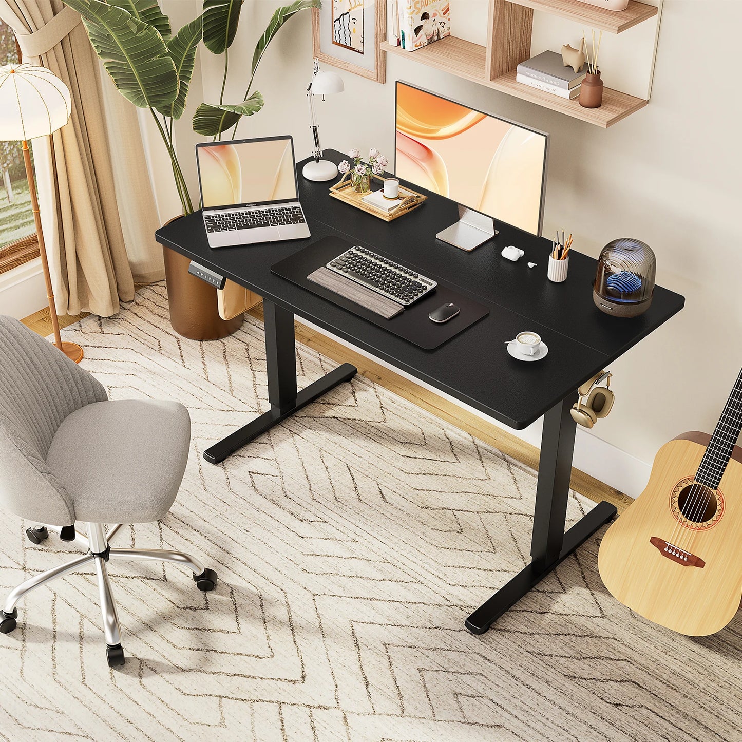 JHK Electric Standing Desk Height Adjustable Computer Desk
