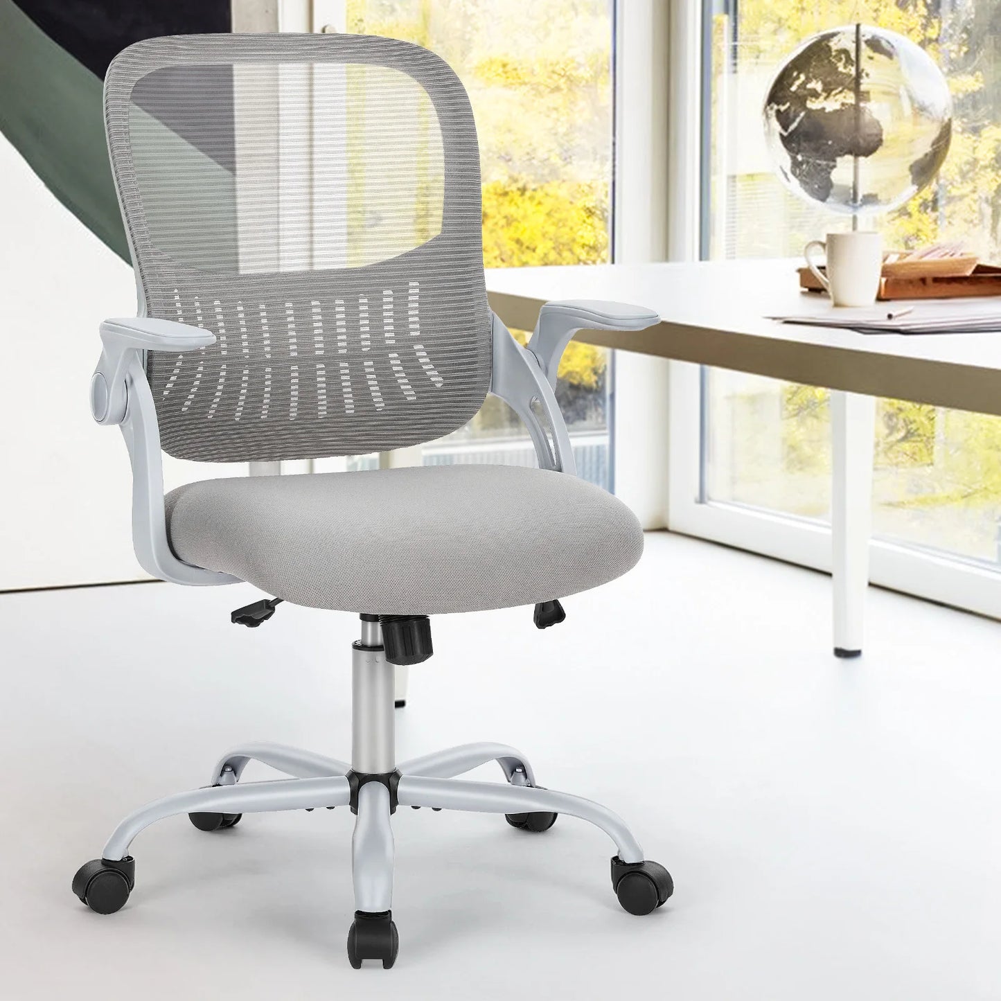 JHK Office Chair Ergonomic Mesh Backrest Adjustable Height