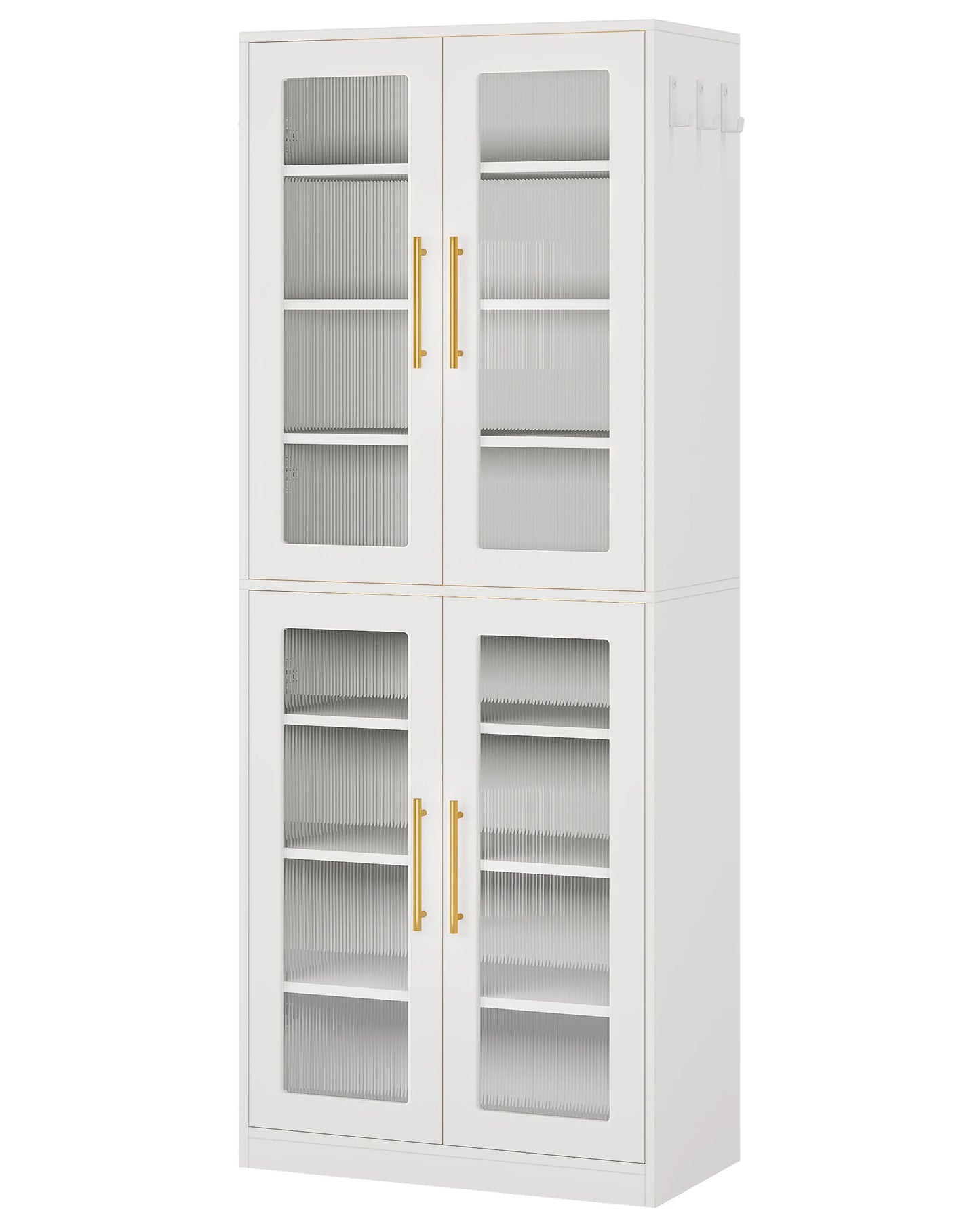 Tribesigns Tall Shoe Cabinet With Premium Acrylic Doors