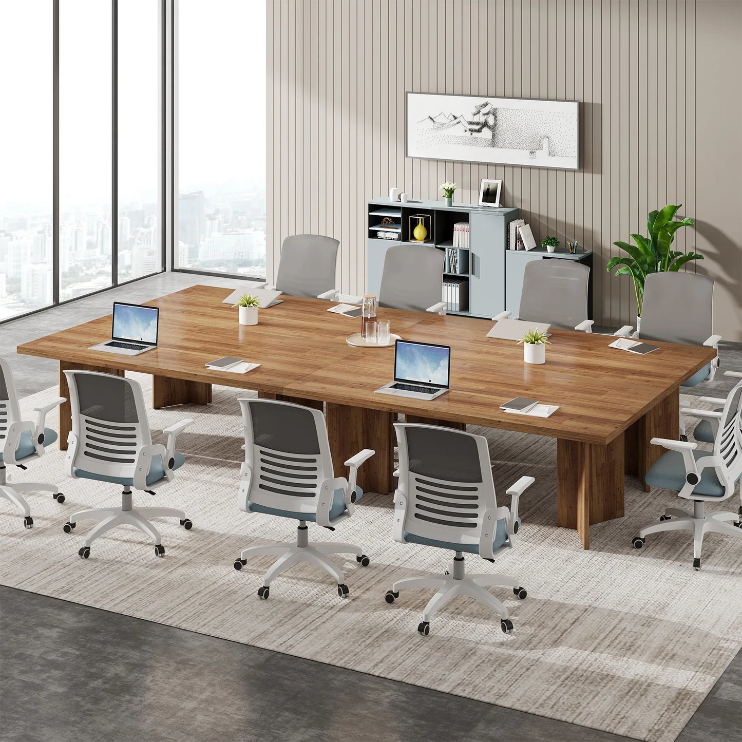 Tribesigns Executive Desk Wooden Tabletop