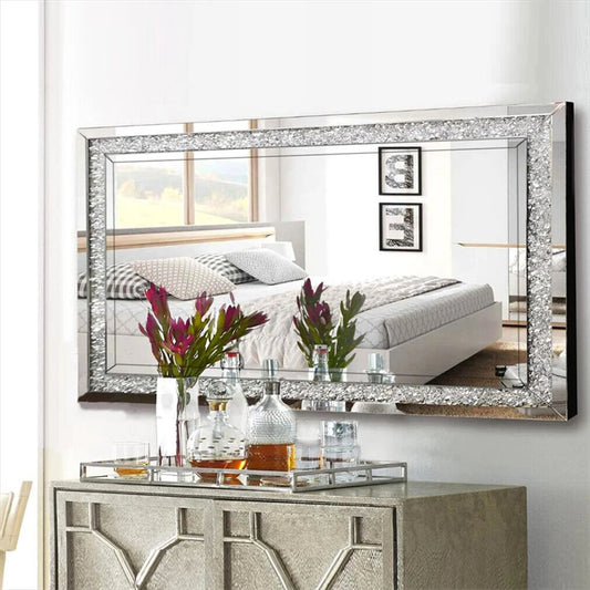 Wall Mirror Diamond Pattern