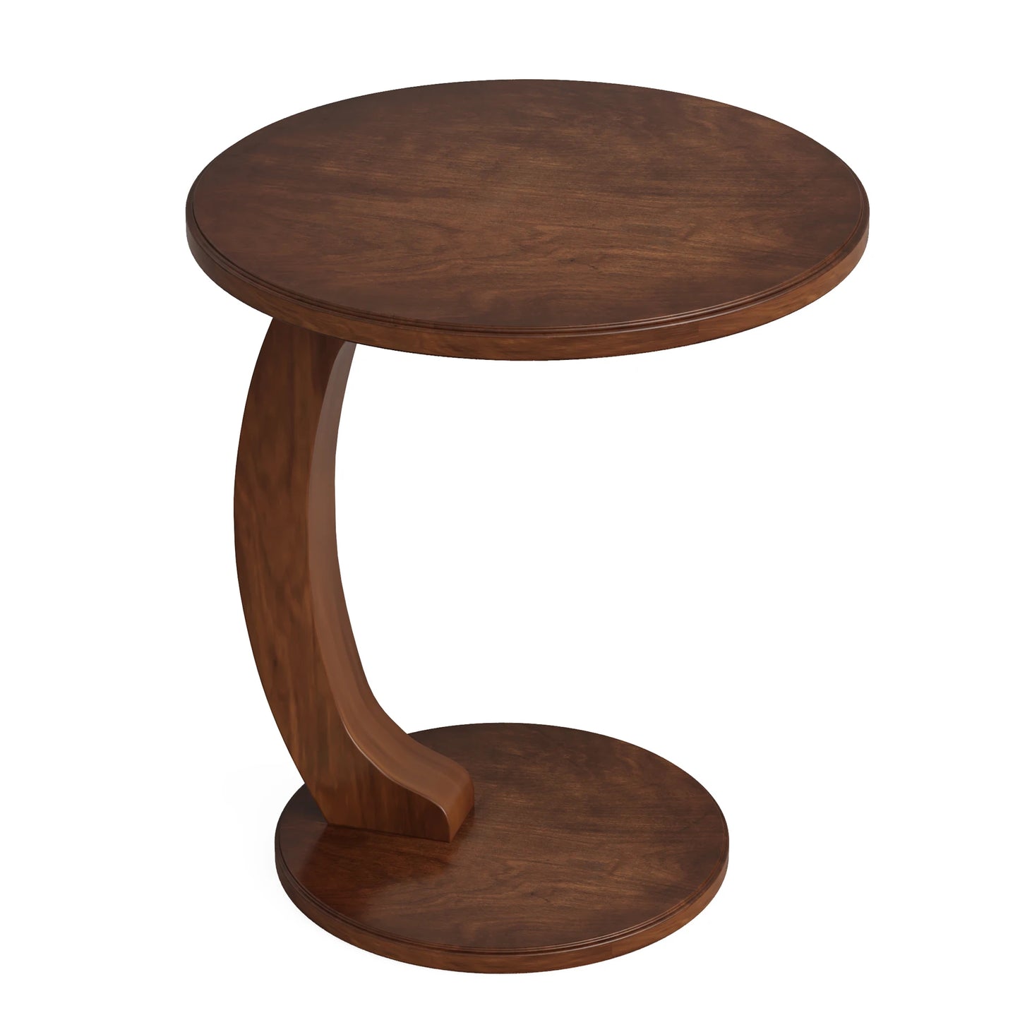 Tribesigns Round End Table Mid-Century Living Room