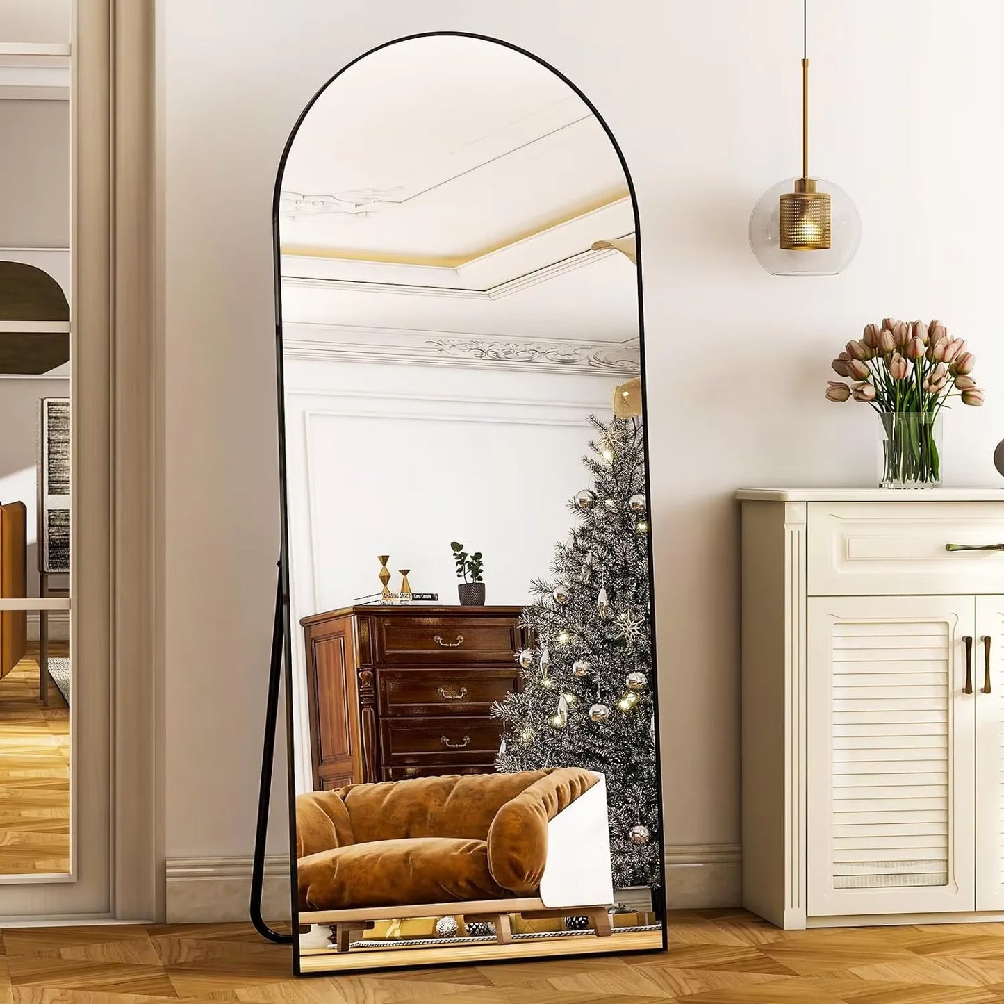 HARRITPURE Full Length Mirror Aluminum Frame Minimalist