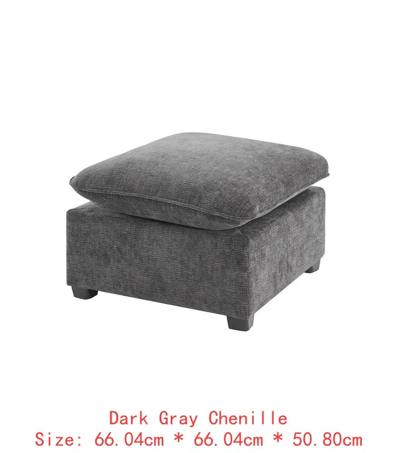 CN Sichuan Sofa UShape 7Seat Chenille Modular Sectional