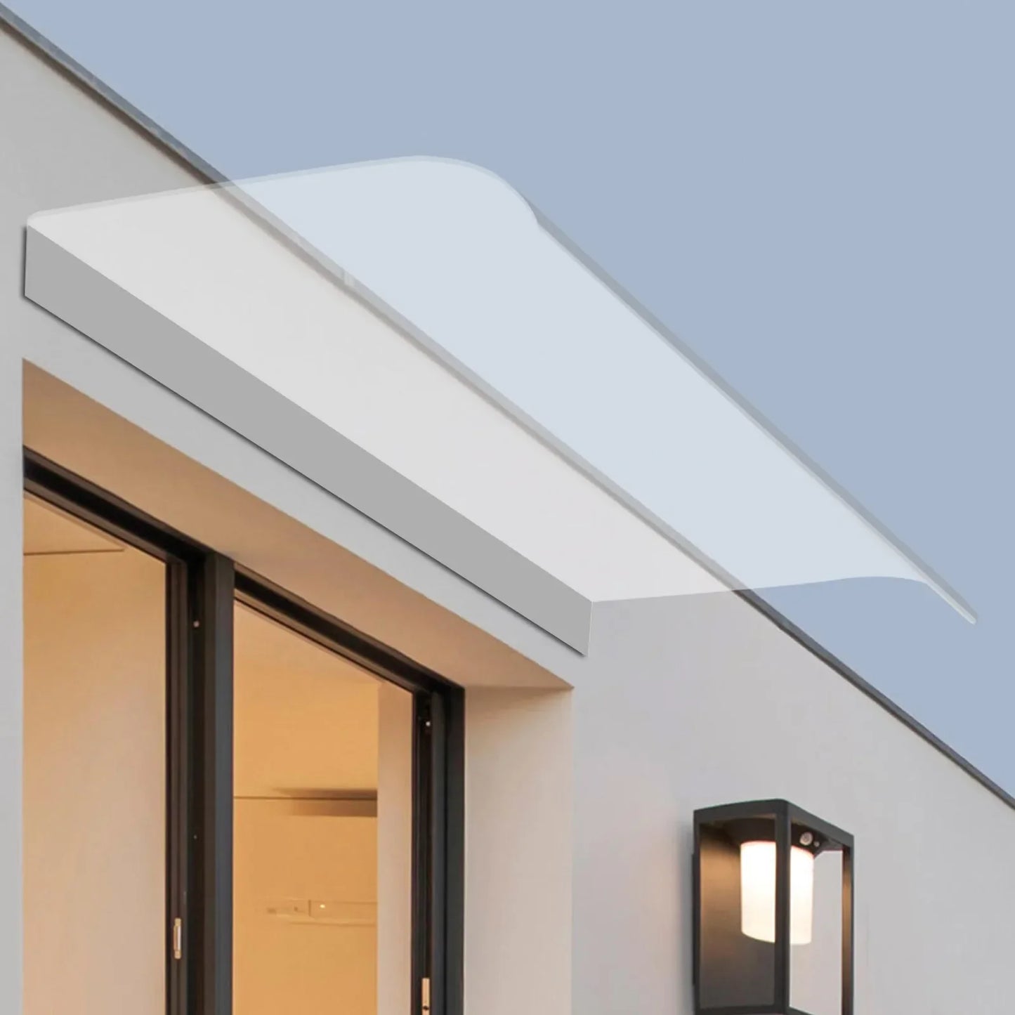 Awning Maintenance-Free Polycarbonate Wall Mount Outdoor Shelter